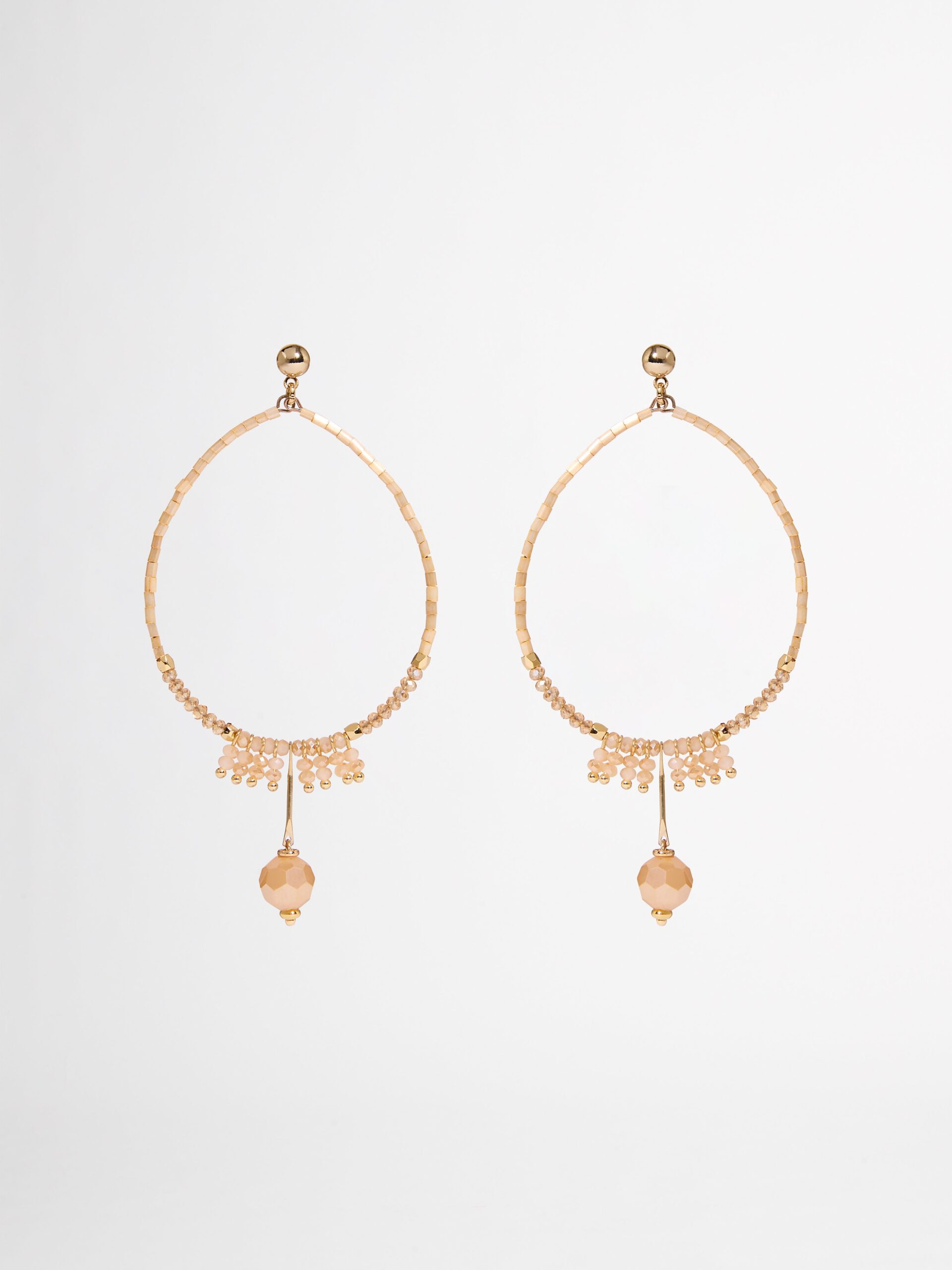 Empire Earrings Peach SHEIKE