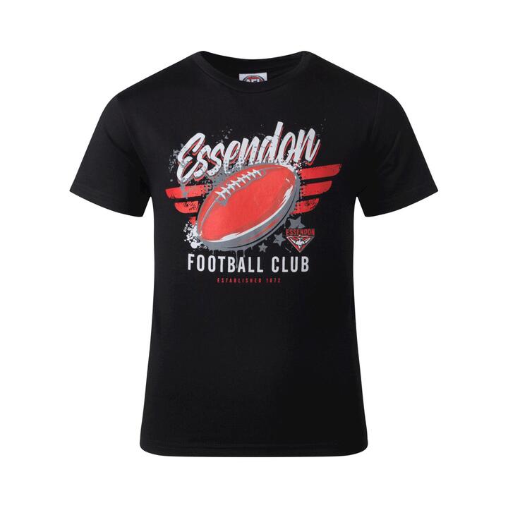 Essendon Bombers Afl S21 Youth Printed Tee | Buy Online With Afterpay & Zip