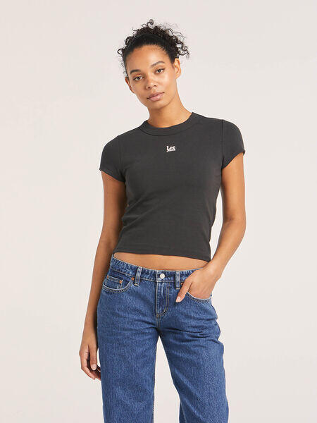 Essential Rib Recycled Cotton Tee