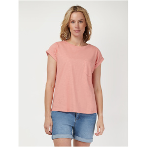 Essential Slub Pocket Tee Coral