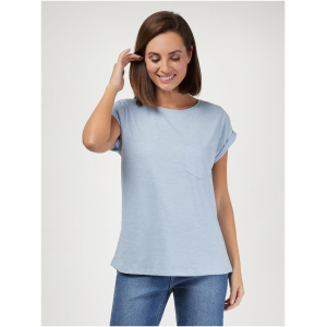 Essential Slub Pocket Tee Pale Blue