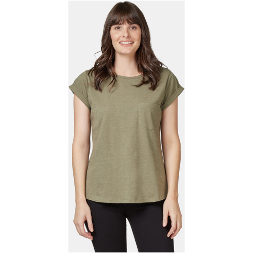 Essential Slub Pocket Tee Sage