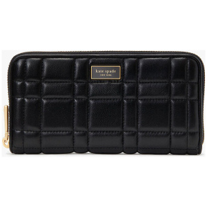 Evelyn Quilted Zip-Around Continental Wallet