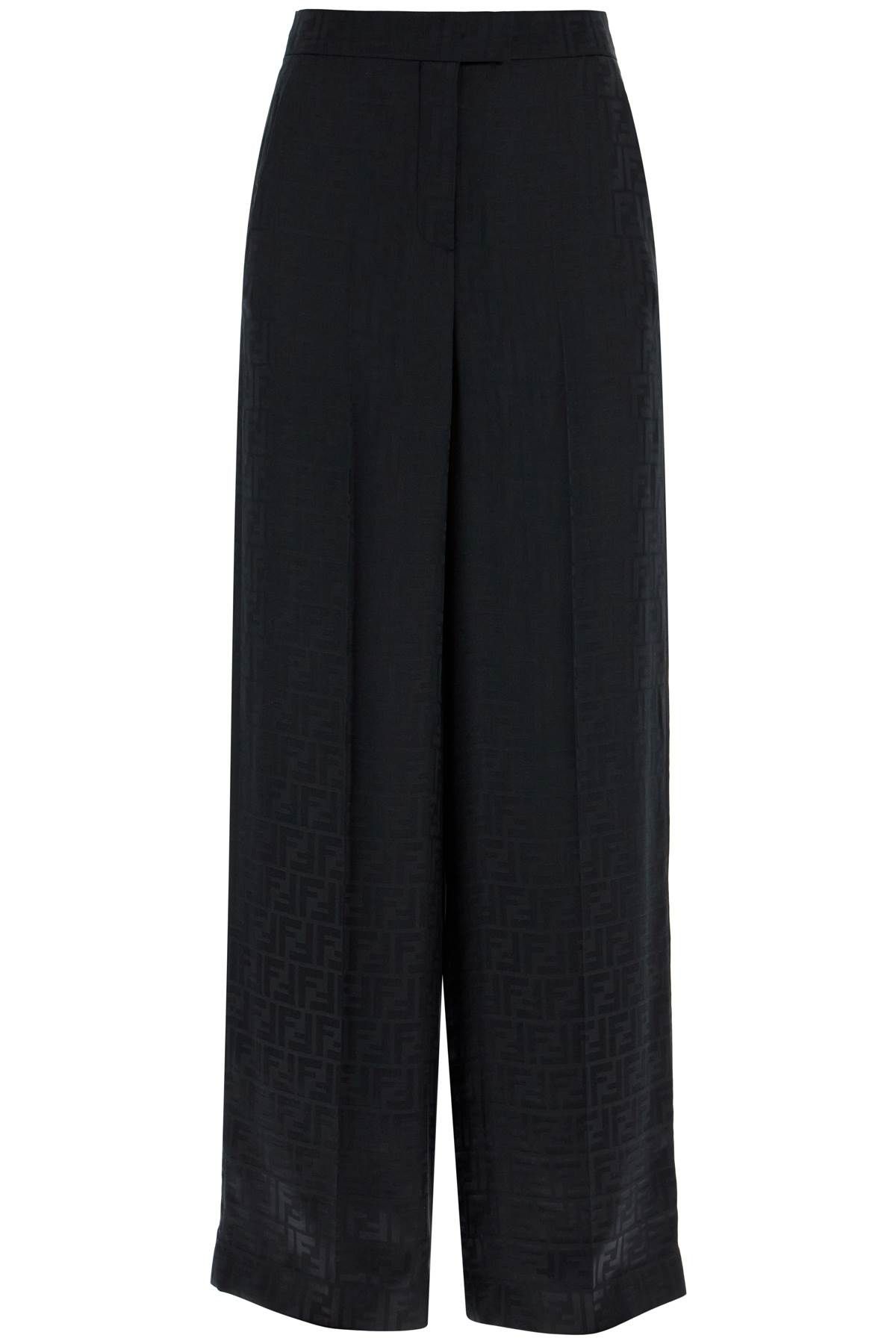 FENDI atonnsatin crepe ff pants