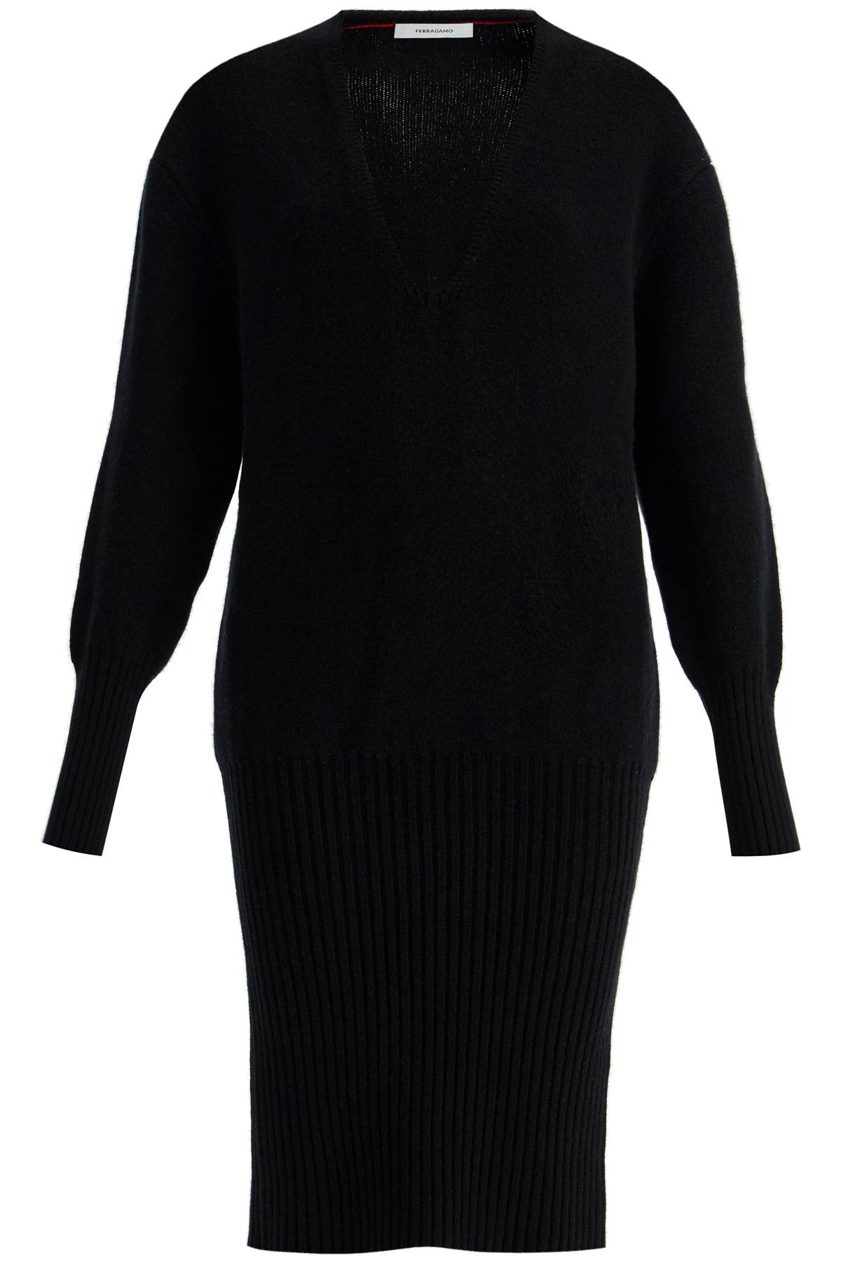 FERRAGAMO knit midi dress in seven