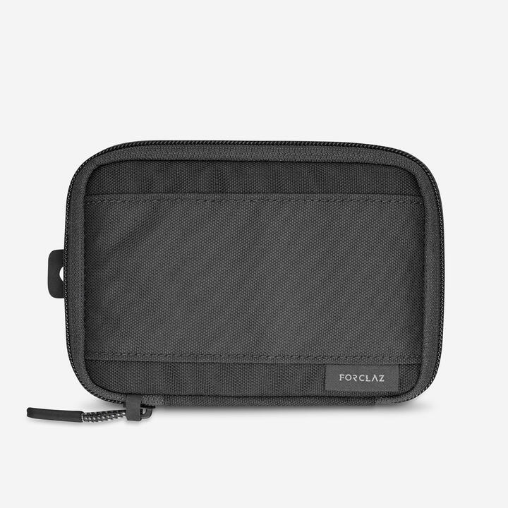 Forclaz Travel Trekking Organiser Wallet Travel S Black | Buy Online With Afterpay & Zip