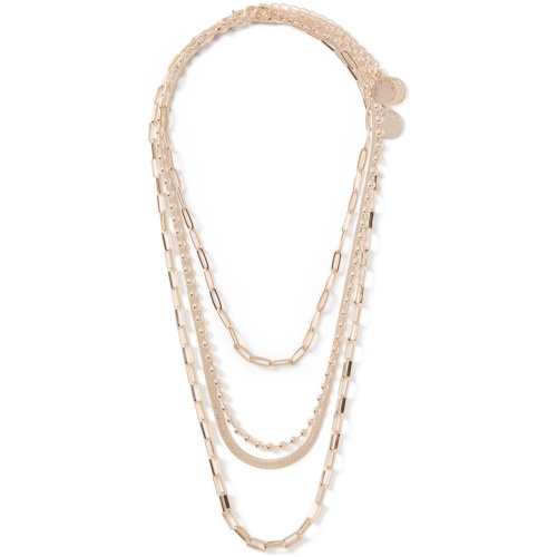 Forever New Women's Angelique Multi Chain Necklace in Gold