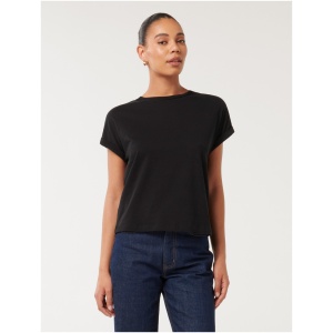 Forever New Women's Cassandra Everyday Tee Shirt in Black