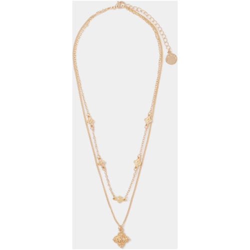 Forever New Women's Demi Clover Necklace in Gold