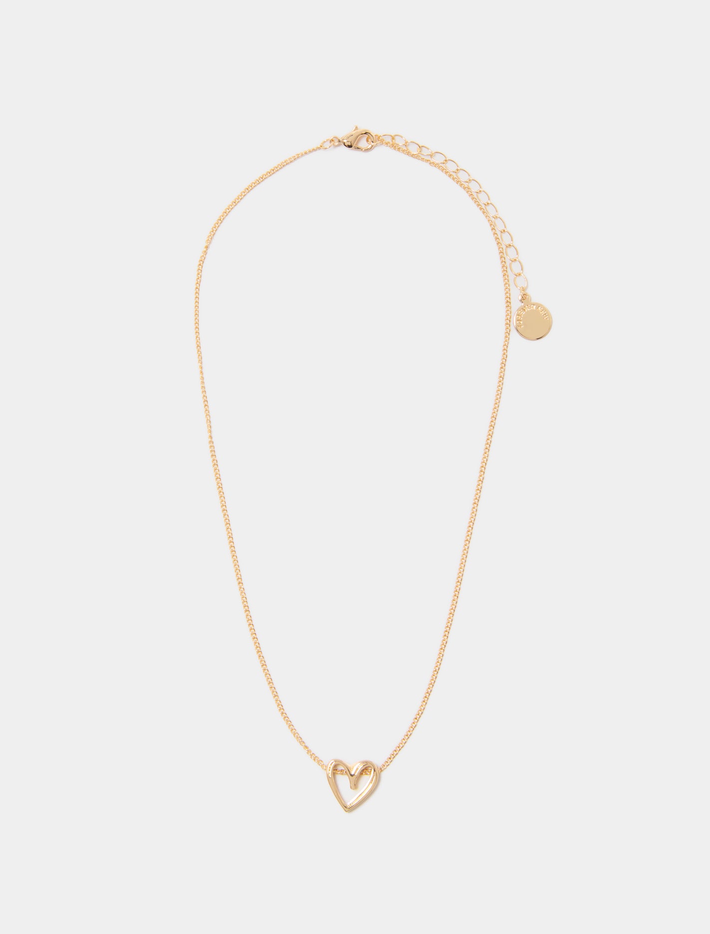 Forever New Women's Havana Heart Necklace in Gold