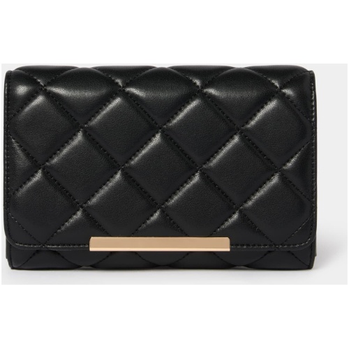 Forever New Women's Mae Quilted Crossbody Bag in Black