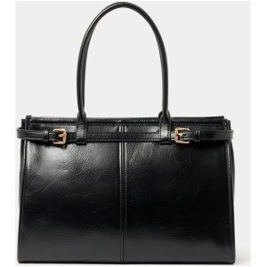 Forever New Women's Maeve Buckle Tote Bag in Black