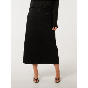 Forever New Women's Natalie Curve Plus Size Maxi Skirt in Black