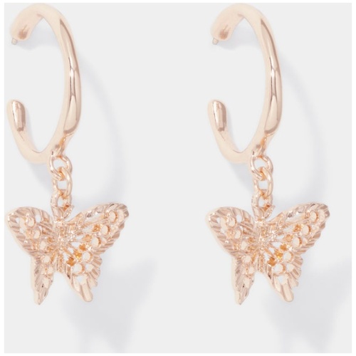 Forever New Women's Rania Small Butterfly Hoop Earrings in Gold