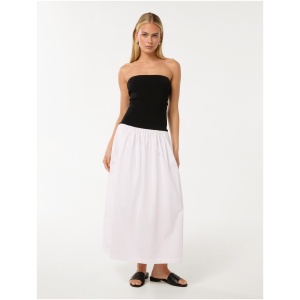 Forever New Women's Renee Contrast Midi Dress in Mono