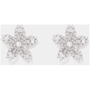 Forever New Women's Rory Pearl Flower Earrings