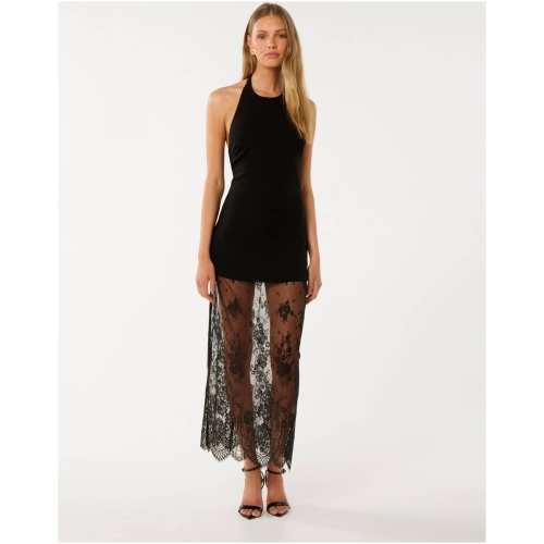 Forever New Women's Rosie Lace Skirt Maxi Dress in Black