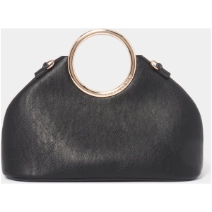 Forever New Women's Signature Rory Round-Handle Clutch Bag in Black