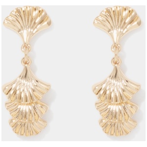 Forever New Women's Silas Dainty Shell Drop Earring in Gold