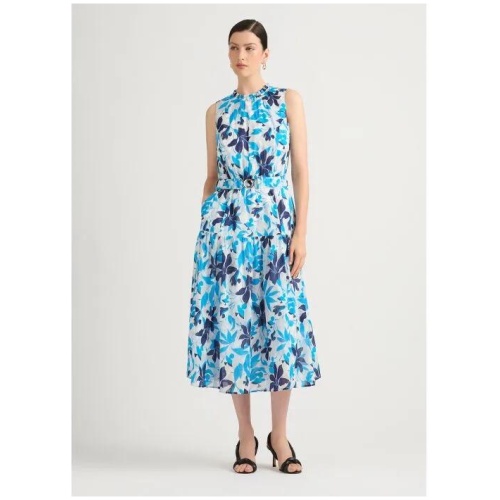 Frances Cotton Floral Midi Dress