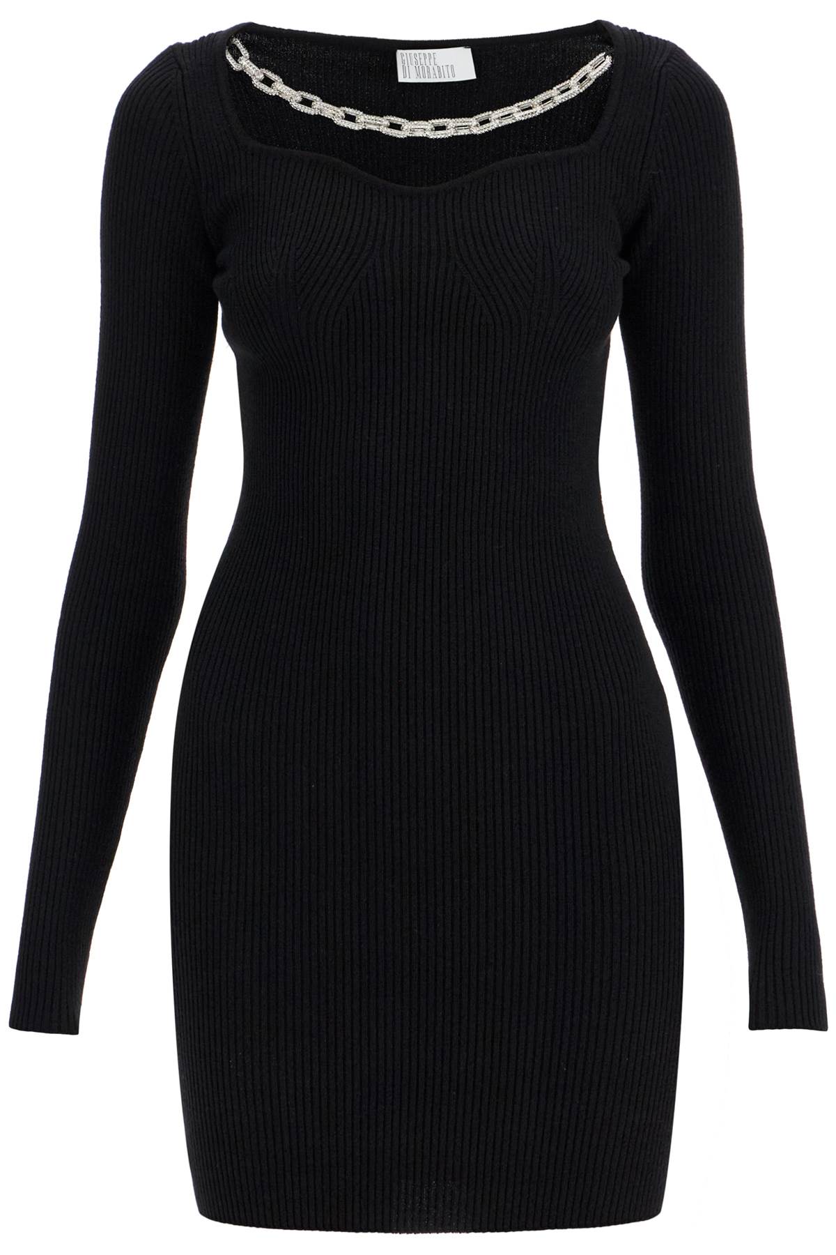 GIUSEPPE DI MORABITO 'knit dress with chain detail