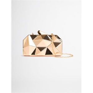 Geo Clutch Gold SHEIKE