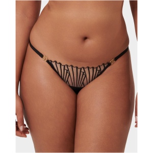 Goya Brief Black/Sheer - Black / 10