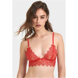 Grace Soft Bra Red - Red / L