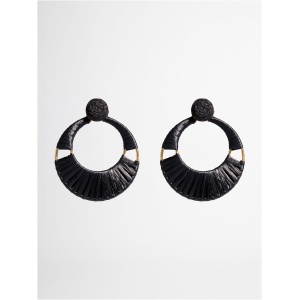 Halo Earrings Black SHEIKE