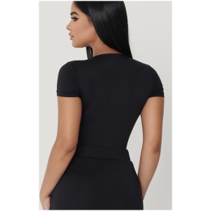 Haven Short Sleeve Bodysuit - Black