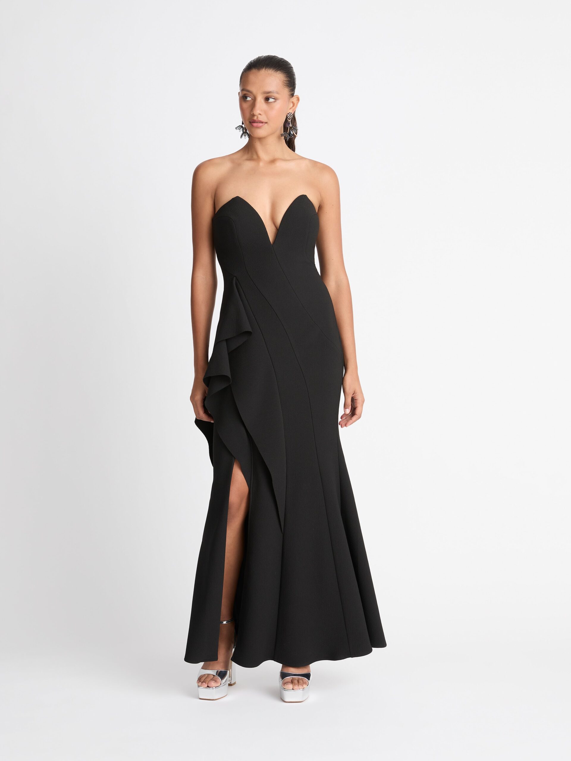 Hearts Desire Maxi Dress Black SHEIKE