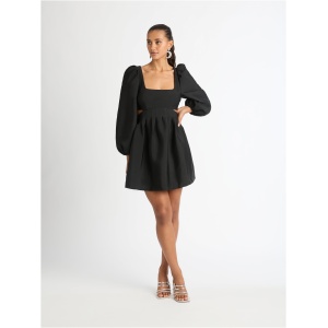 High Society Mini Dress Black SHEIKE