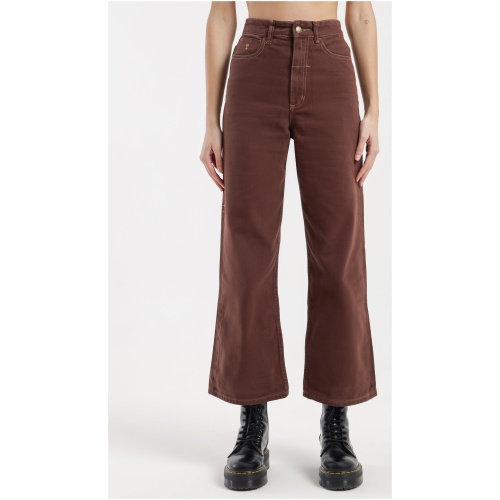 Holly Drill Pants in Cocoa