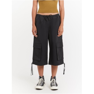 Hudson Parachute Long Shorts in Black