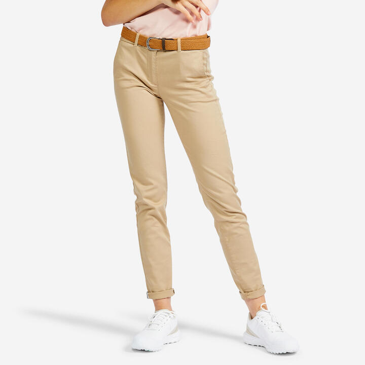 Inesis Women's Golf Trousers - Mw500 Beige | Buy Online With Afterpay & Zip