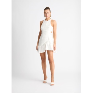 Isla Mini Dress Ivory SHEIKE