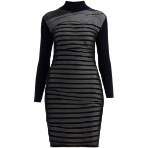 JEAN PAUL GAULTIER 'striped mini dress in two