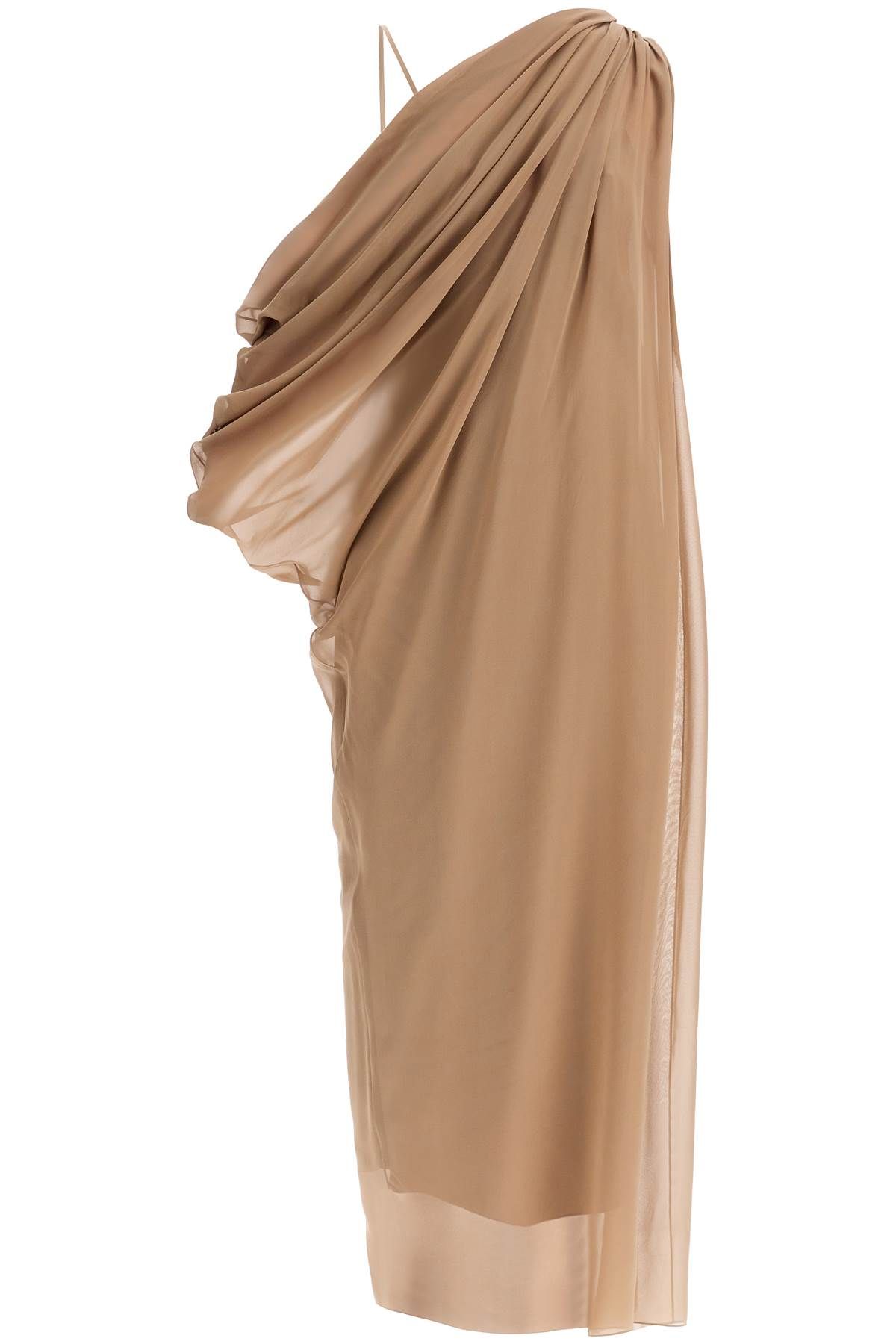 KHAITE "taj chiffon silk dress"