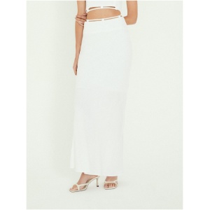 Kalani Midi Skirt in Off White