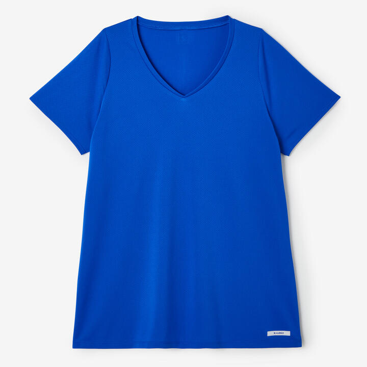 Kalenji Women's Running Breathable Short-sleeved T-shirt Dry - Blue | Buy Online With Afterpay & Zip