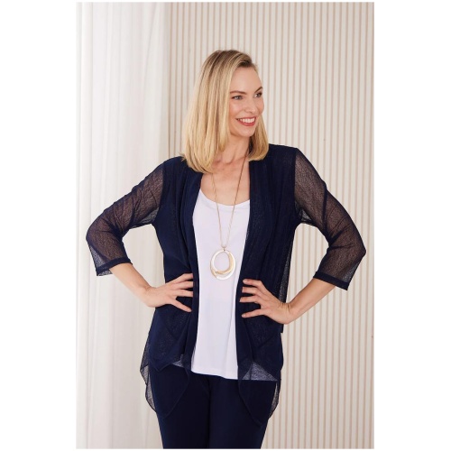 Kataleya Mesh Jacket - Dark Navy - L