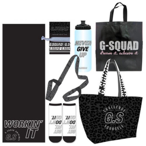 Kg Superstore G-squad Showbag 21 Yoga/pilates/gym Accessory W/water Bottle/bag/mat/socks/tote | Buy Online With Afterpay & Zip