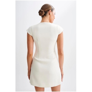 Kiernan Sleeveless Blazer Dress - Ivory