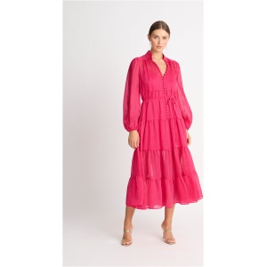 Kirra Maxi Dress Raspberry SHEIKE