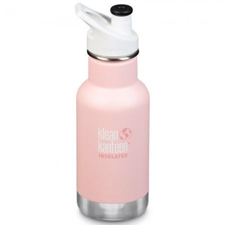 Klean Kanteen Insulated Stainless Steel Water Bottle Sports Cap 12oz 355ml - Ballet Slipper (Klean Coat)