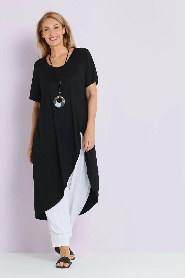 Koda Tunic Top - Black - L/XL