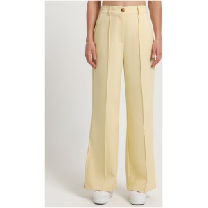 Lacey Split Pants in Buttercup