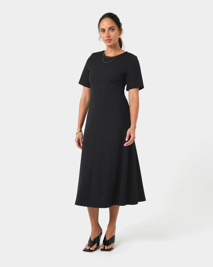 Leah A-line Midi Dress