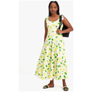 Lemon Toss Tiered Maxi Dress