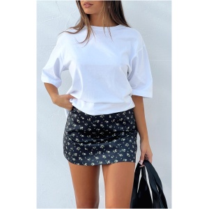 Let's Get Over It Mini Skirt Midnight Bloom